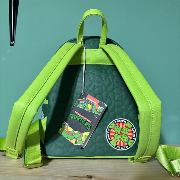 Loungefly Nickelodeon TMNT Teenage Mutant Ninja Turtles Mini Backpack Pizza NWT - Picture 5 of 13